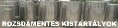 Rozsdamentes acél kistartályok 5-1500 literig álló és fekvő kivitelben, elsősorban bor és pálinka tárolására! Rozsdamentes acél kistartályok 5-1500 literig álló és fekvő kivitelben, elsősorban bor és pálinka tárolására!