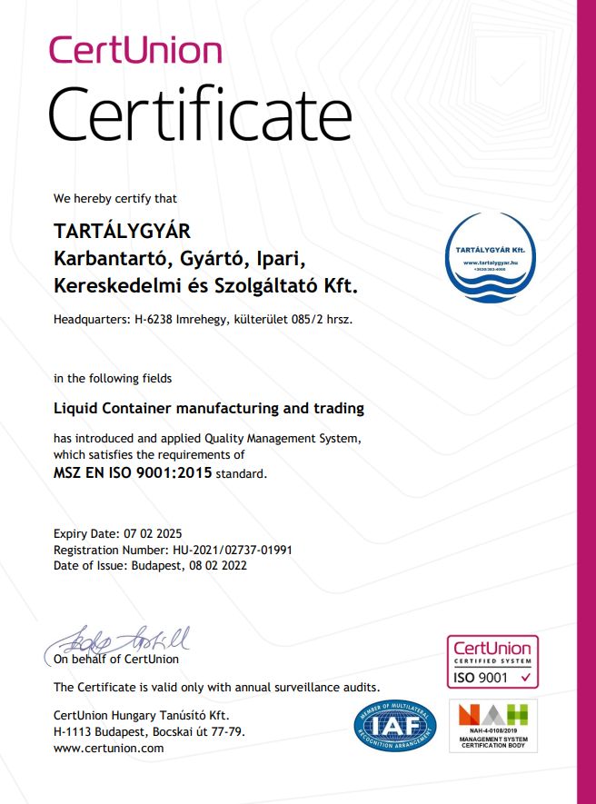 ISO 9001 angol